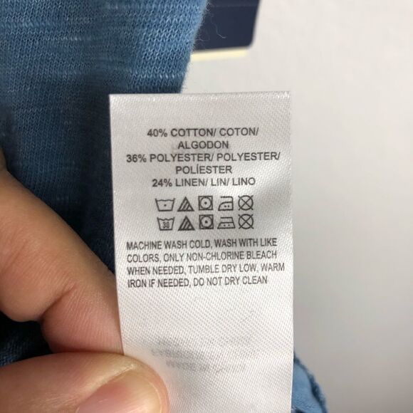 Lucky Brand Linen Blend Short Sleeve Men Shirt NWT - Picture 6 of 7